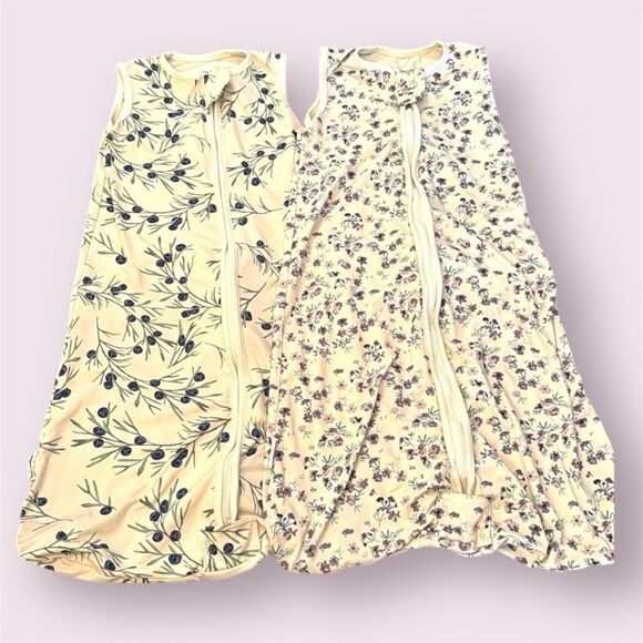 TOTBASIC Set Of 2 Floral Sleep Sacks - Picture 1 of 5